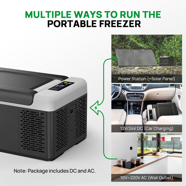 Sell on Amazon: 10 Quart(9L) Portable Car Refrigerator(Temperature adjustable -4℉~68℉) US&CA