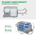 Sell on Amazon: 45 Quart(43L) Portable Car Refrigerator(Temperature adjustable -4℉~68℉) US&CA