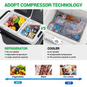 Sell on Amazon: 64 Quart(61L) Portable Car Refrigerator(Temperature adjustable -4℉~68℉) US&CA