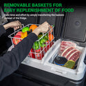 Sell on Amazon: 64 Quart(61L) Portable Car Refrigerator(Temperature adjustable -4℉~68℉) US&CA