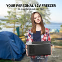 Sell on Amazon: 10 Quart(9L) Portable Car Refrigerator(Temperature adjustable -4℉~68℉) US&CA