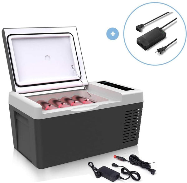 F40C4TMP 20 Quart (18L) Portable Car Freezer and AC Power Adapter