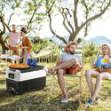 F40C4TMP 37 Quart (35L) Portable Car Freezer and Slide