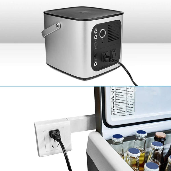 F40C4TMP 20 Quart (18L) Portable Car Freezer and AC Power Adapter