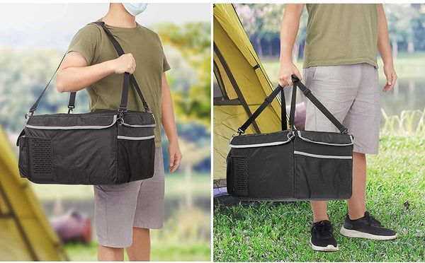 10 Quart (9L) Portable Car Freezer and Insulated Protective Cover Bag